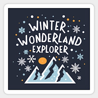 winter wonderland Magnet